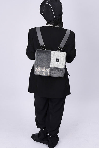 Y2K Color-Blocking Crossbody Bag