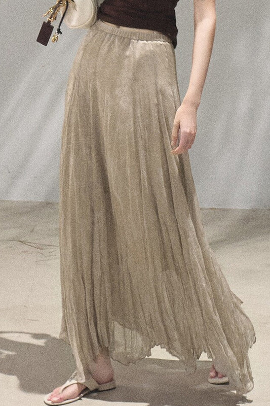 Bohemian Paisley Draped Skirt