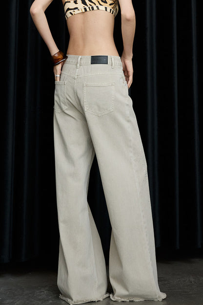 Desert Star Rhinestone Wide-Leg Jeans