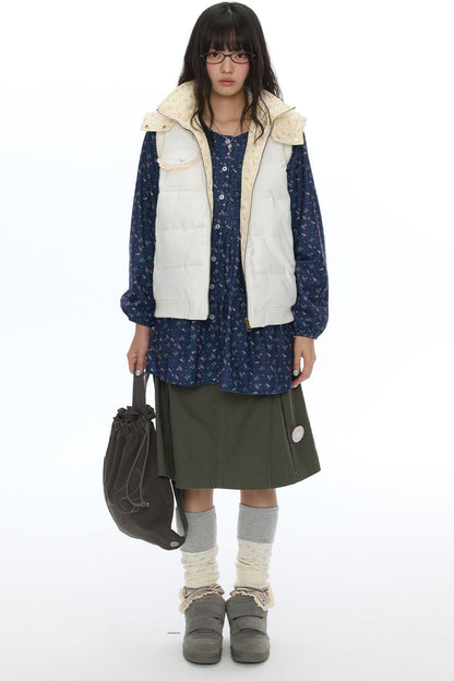 Reversible Cotton Padded Gilet
