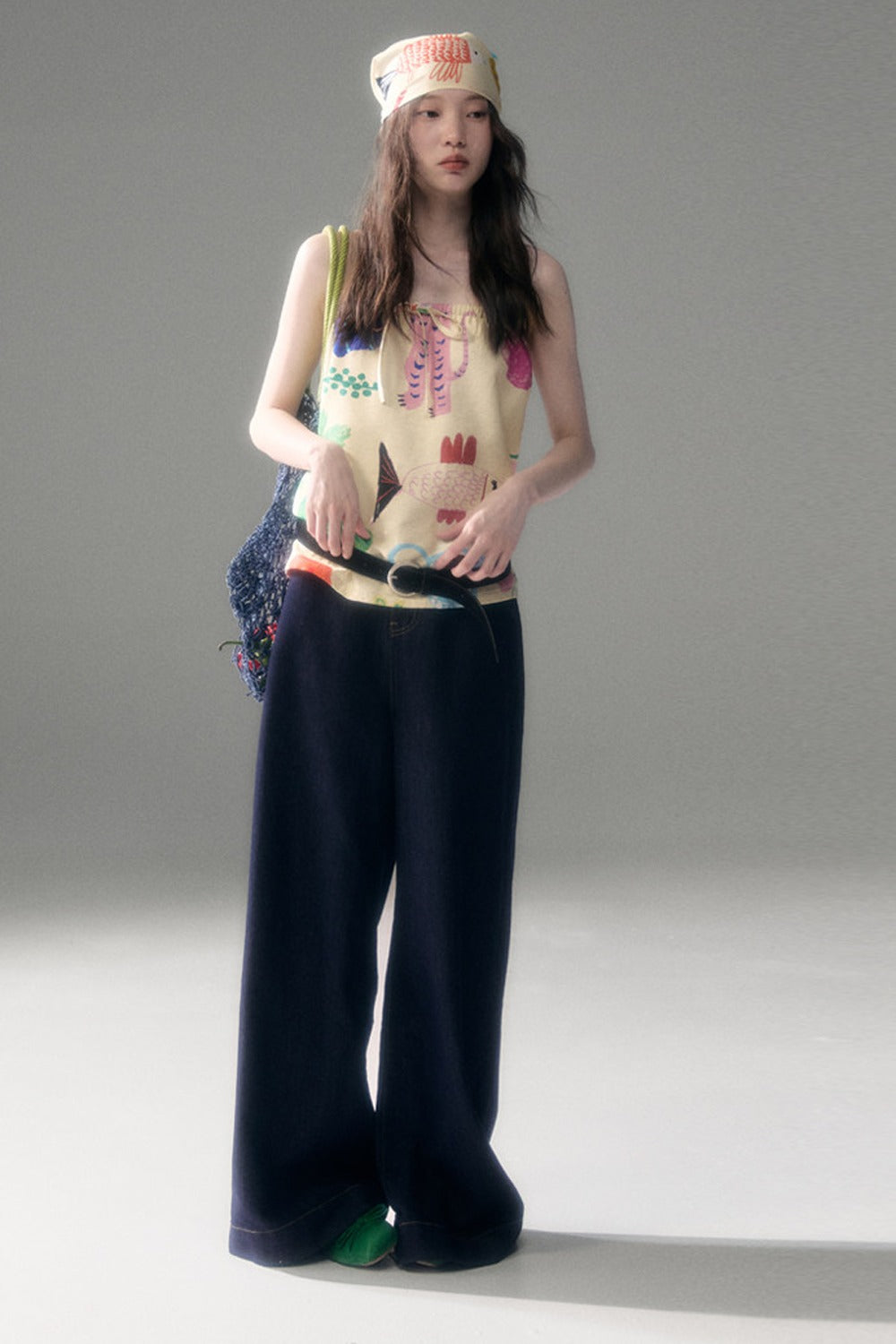 Fruit and Vegetable Print Skirt