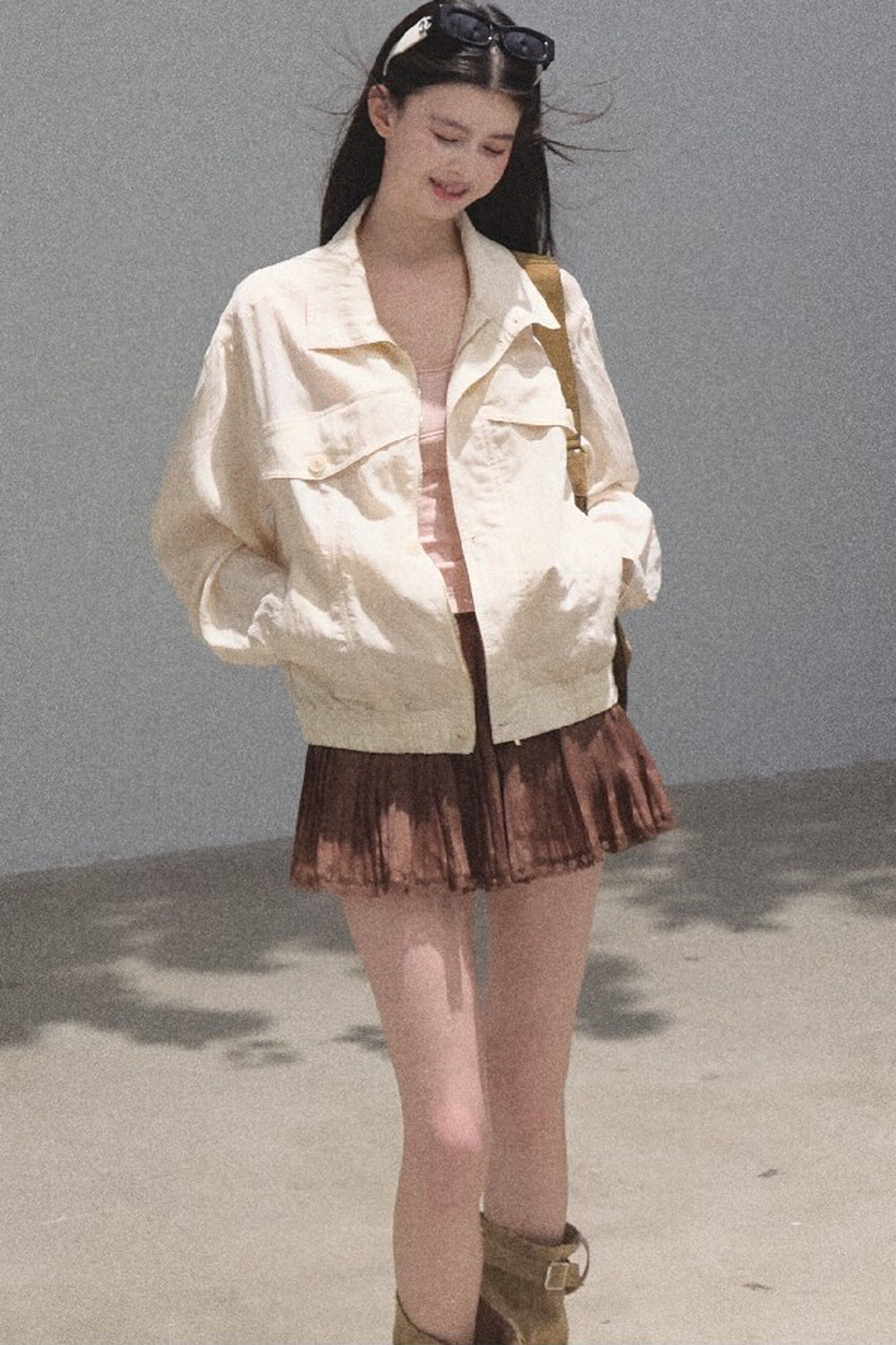 Longing Chiffon Pleated Skirt