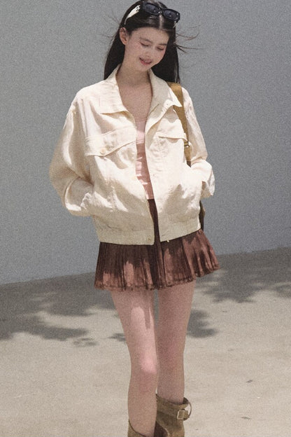 Longing Chiffon Pleated Skirt