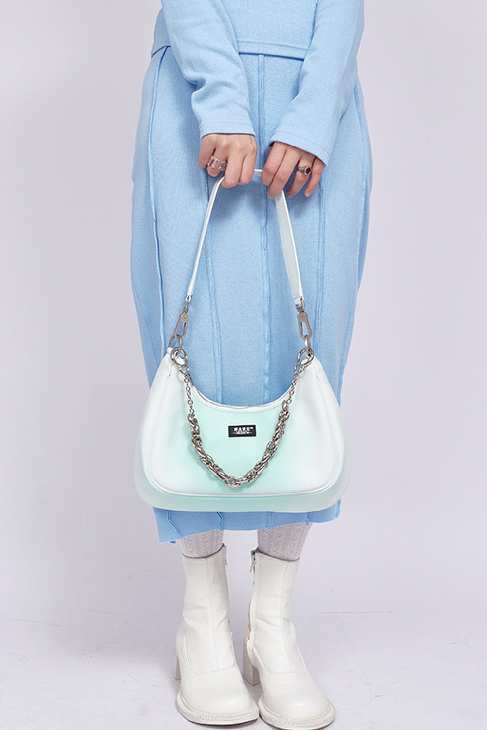 Macaron Graffiti Crossbody Bag