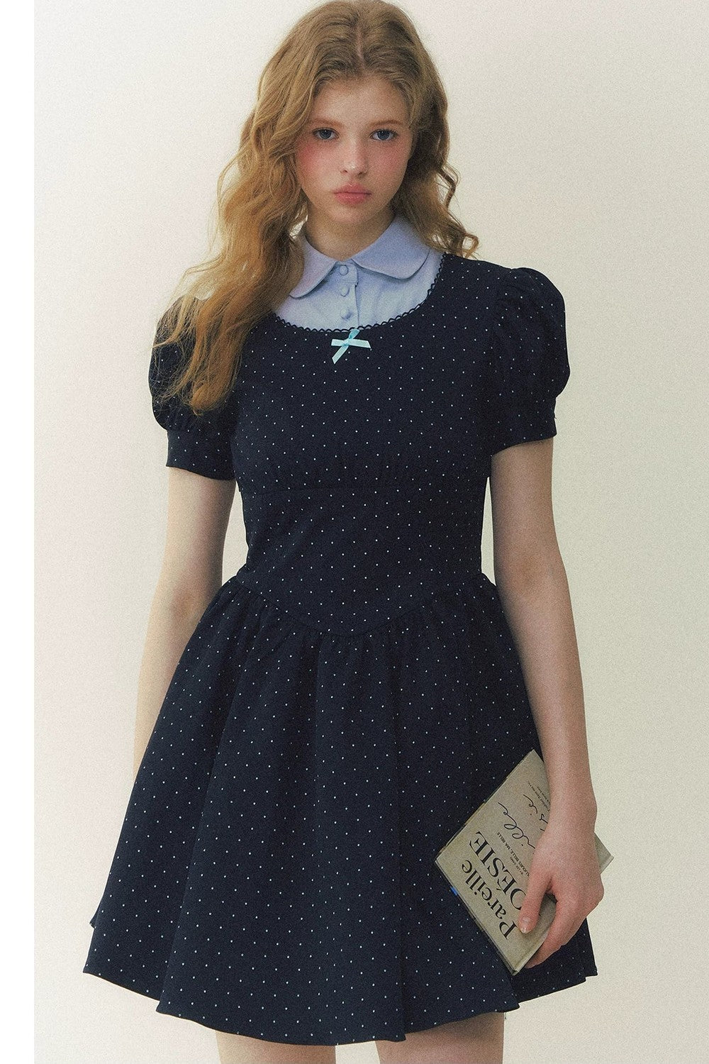 Robe Princesse Rétro à Pois