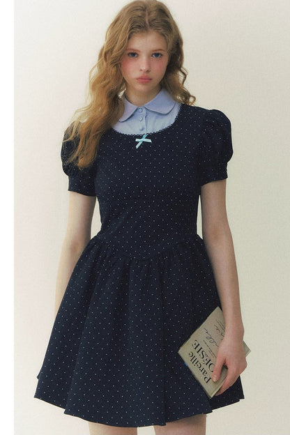 Robe Princesse Rétro à Pois