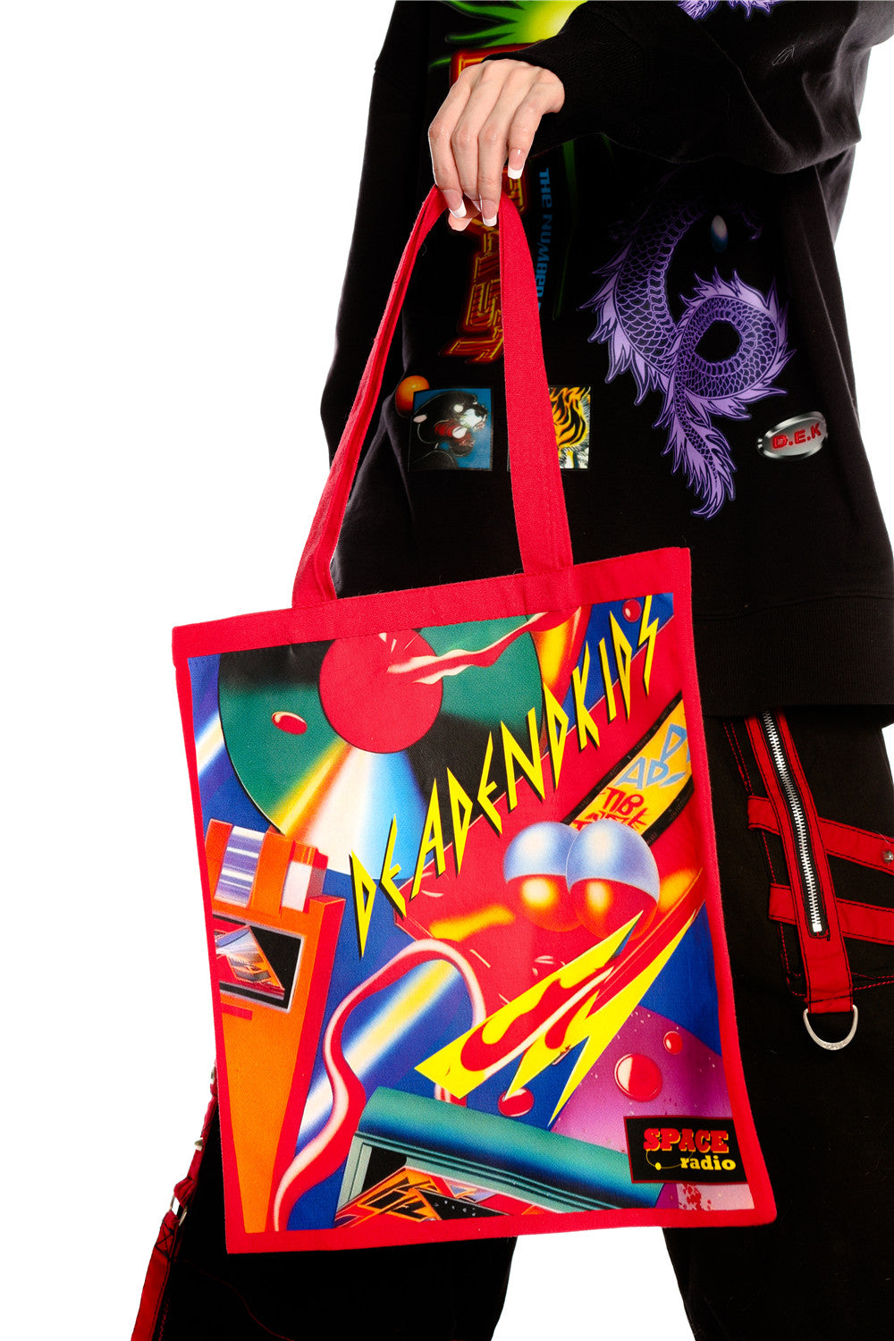 Colorful Canvas Shoulder Tote
