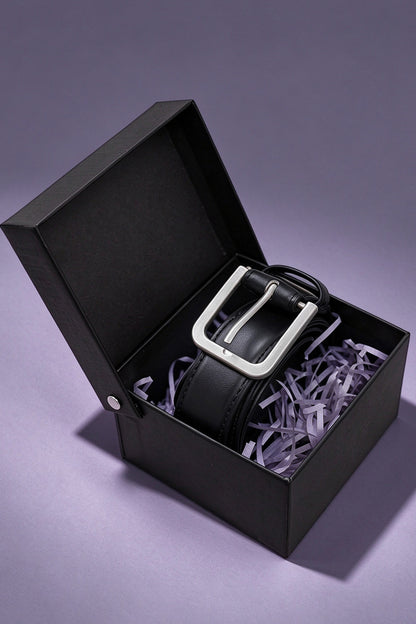 Collar Matte Silver Belt Top