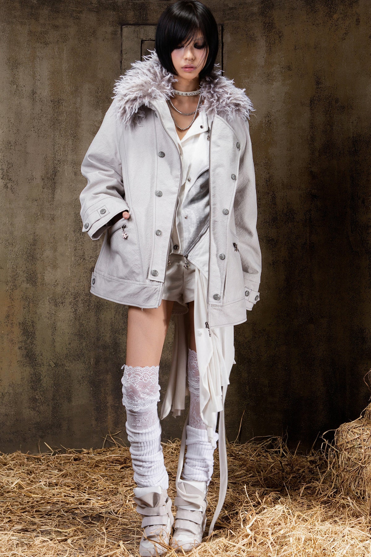 Style Mid-Length Loose Jacket