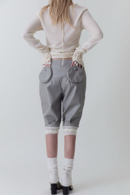Medieval Embroidered Leather Riding Pants