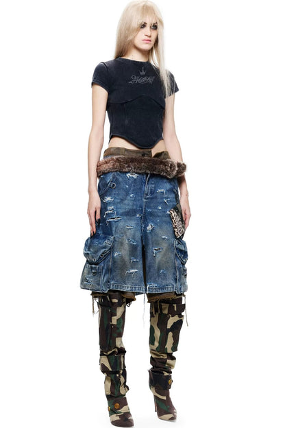 Millennium Punk Rhinestone Blouse