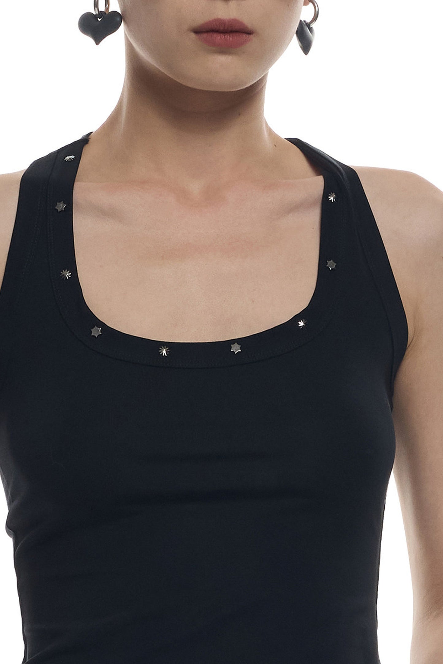U-Neck Ribbed Tank Top