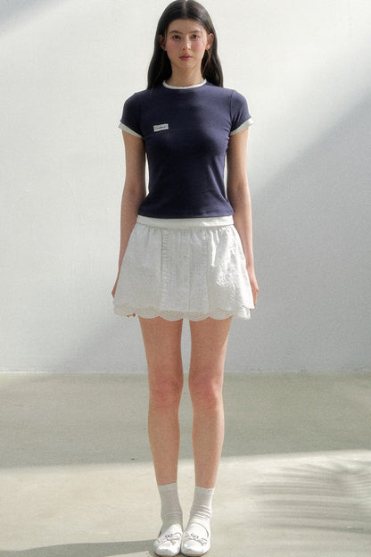 Oxygen Cotton Contrast Tee