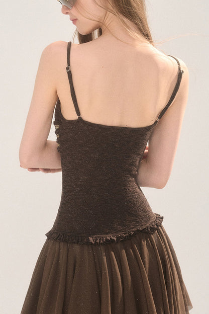 Sweet Floral Camisole Dress