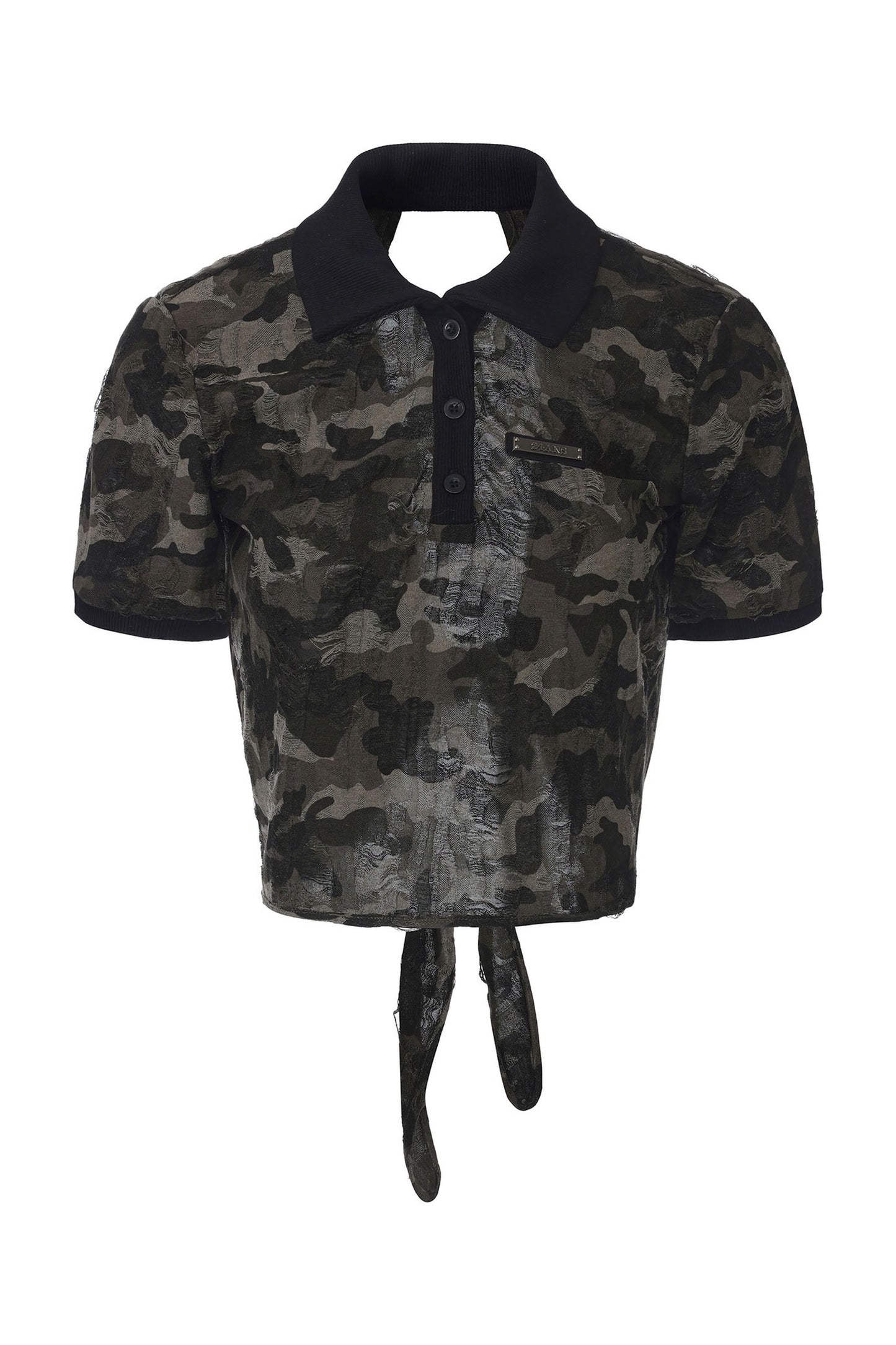 Light Mesh Jacquard Blouse
