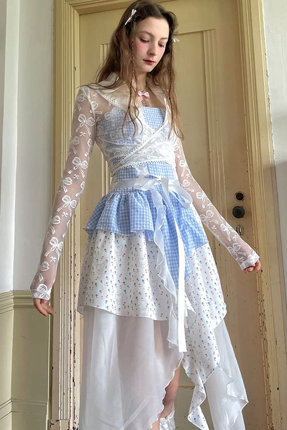 Angel's Tears Jacquard Ballet Top