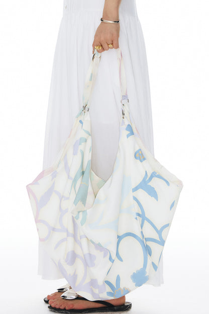Printed Travel Tote Backpack