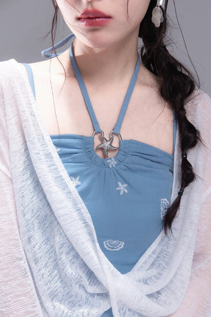 Twisted Lyocell Camisole Dress Set
