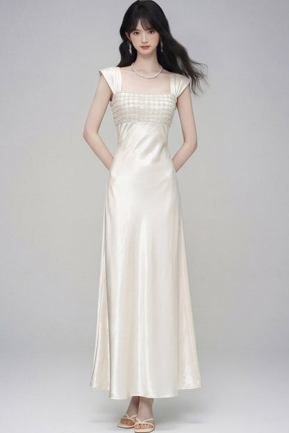 Moonlight Satin Evening Dress