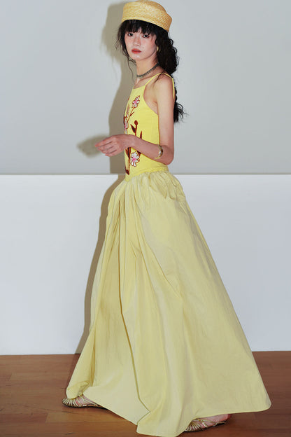 3D Embroidered Vacation Dress