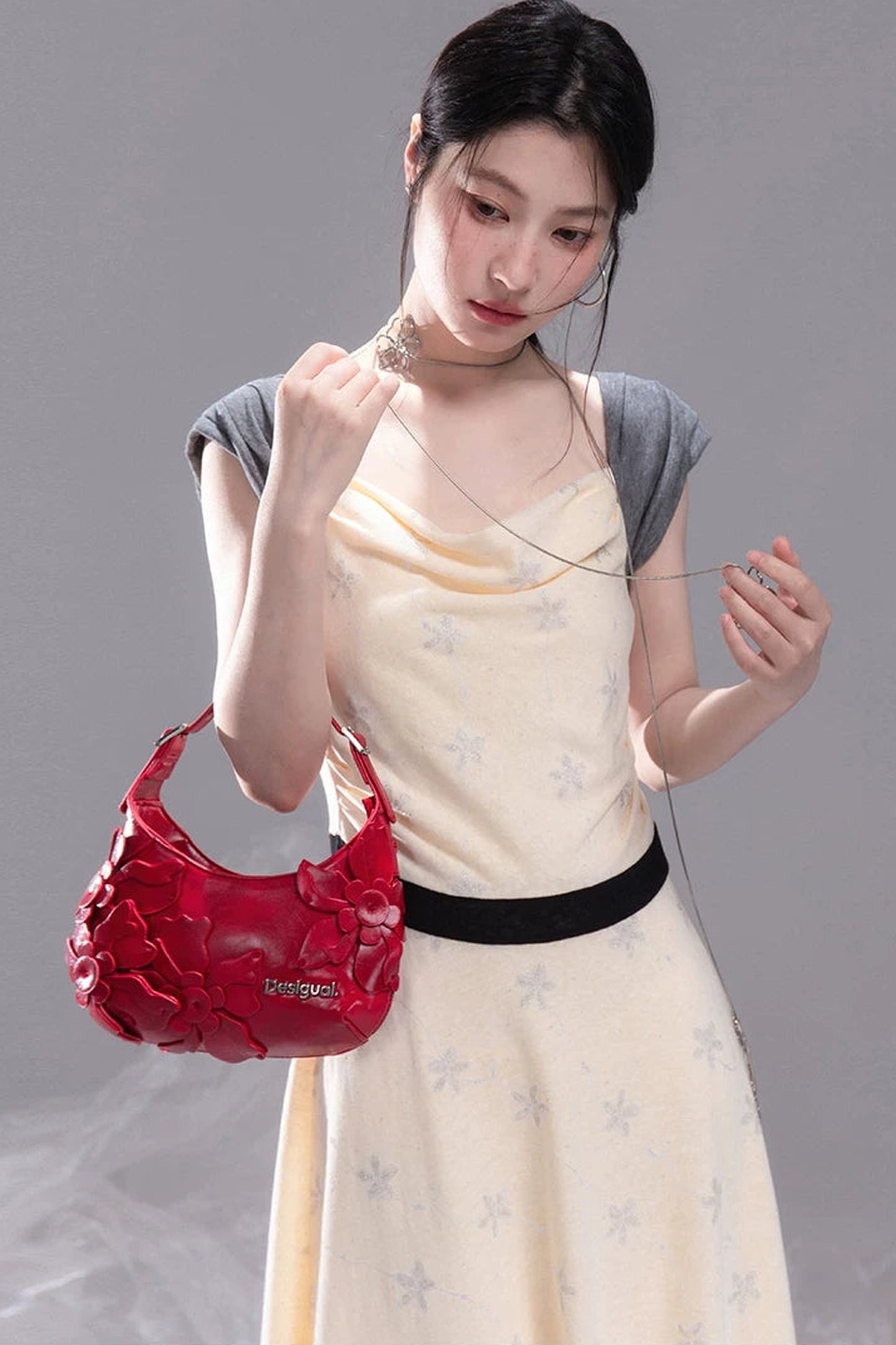 Starburst Pleated Knit Dress