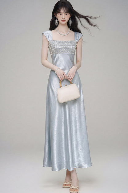 Moonlight Satin Evening Dress