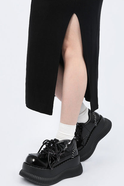 Bat Height-Increasing Platform Shoes