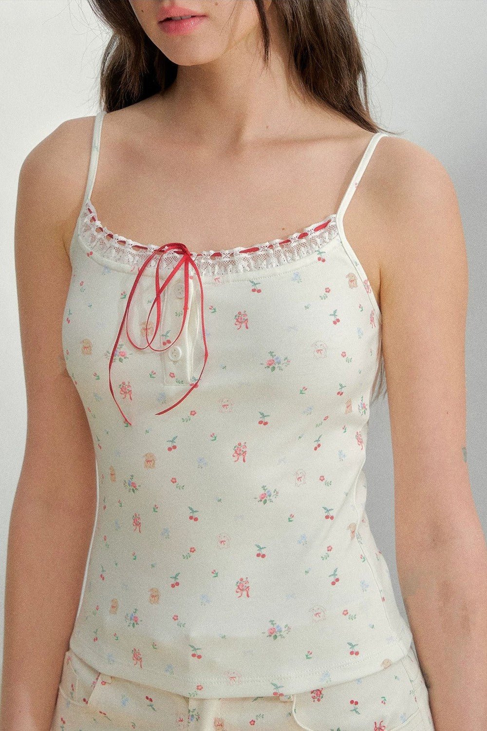 Floral Lace Crop Camisole