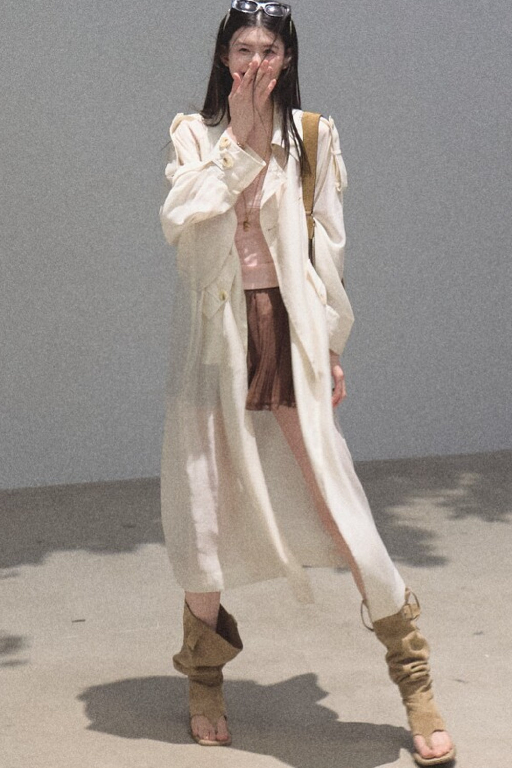 Longing Chiffon Pleated Skirt