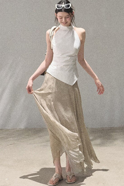 Lyocell Halter Sleeveless Camisole