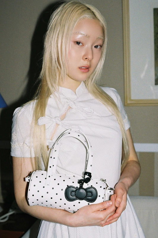 Cute Polka Dot Bucket Bag