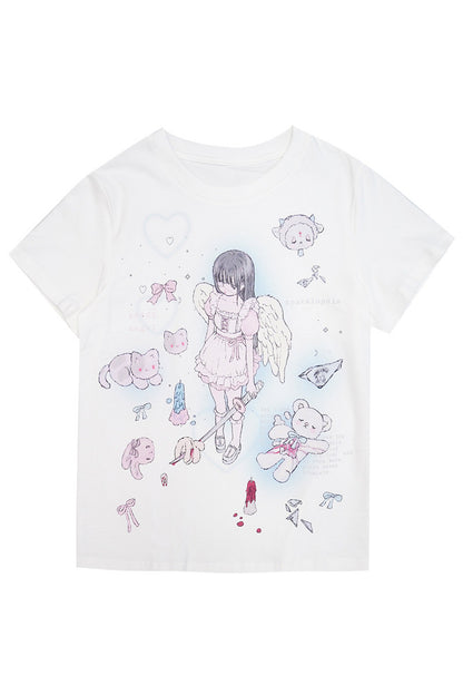 Angel Print T-Shirt