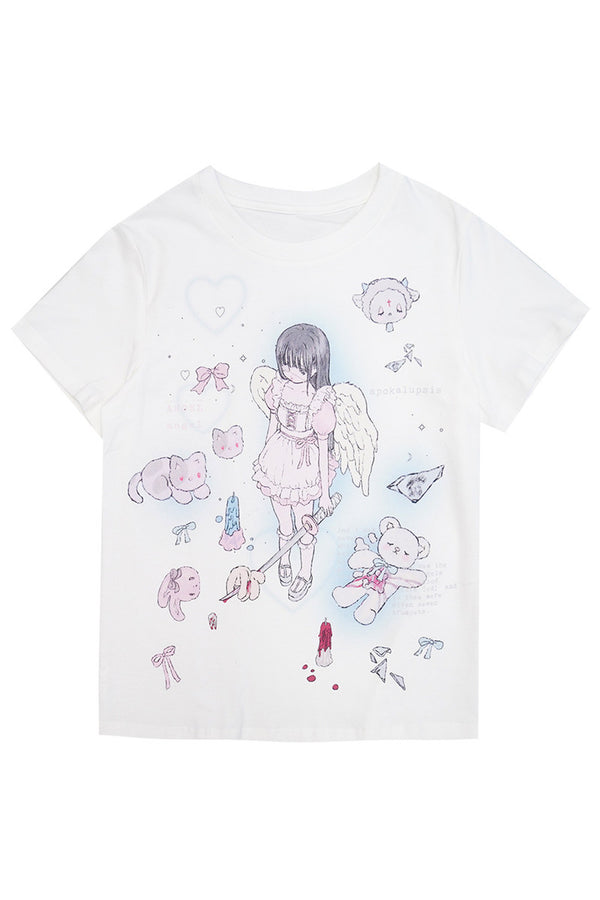 Angel Print T-Shirt