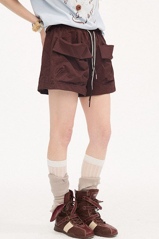 Cuffed Cargo Pants Shorts