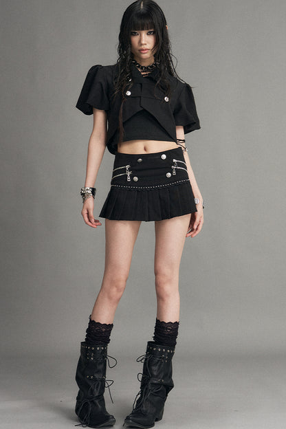 Palace Punk Pleated Skirt