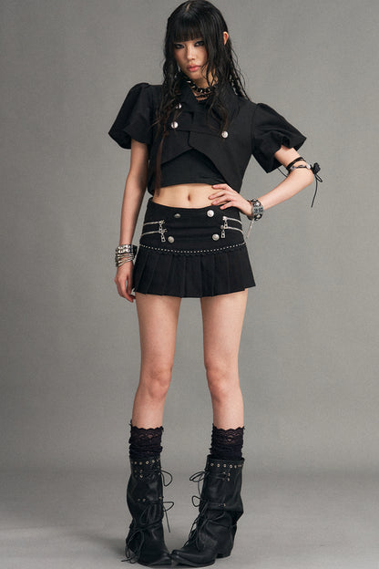 Palace Punk Pleated Skirt