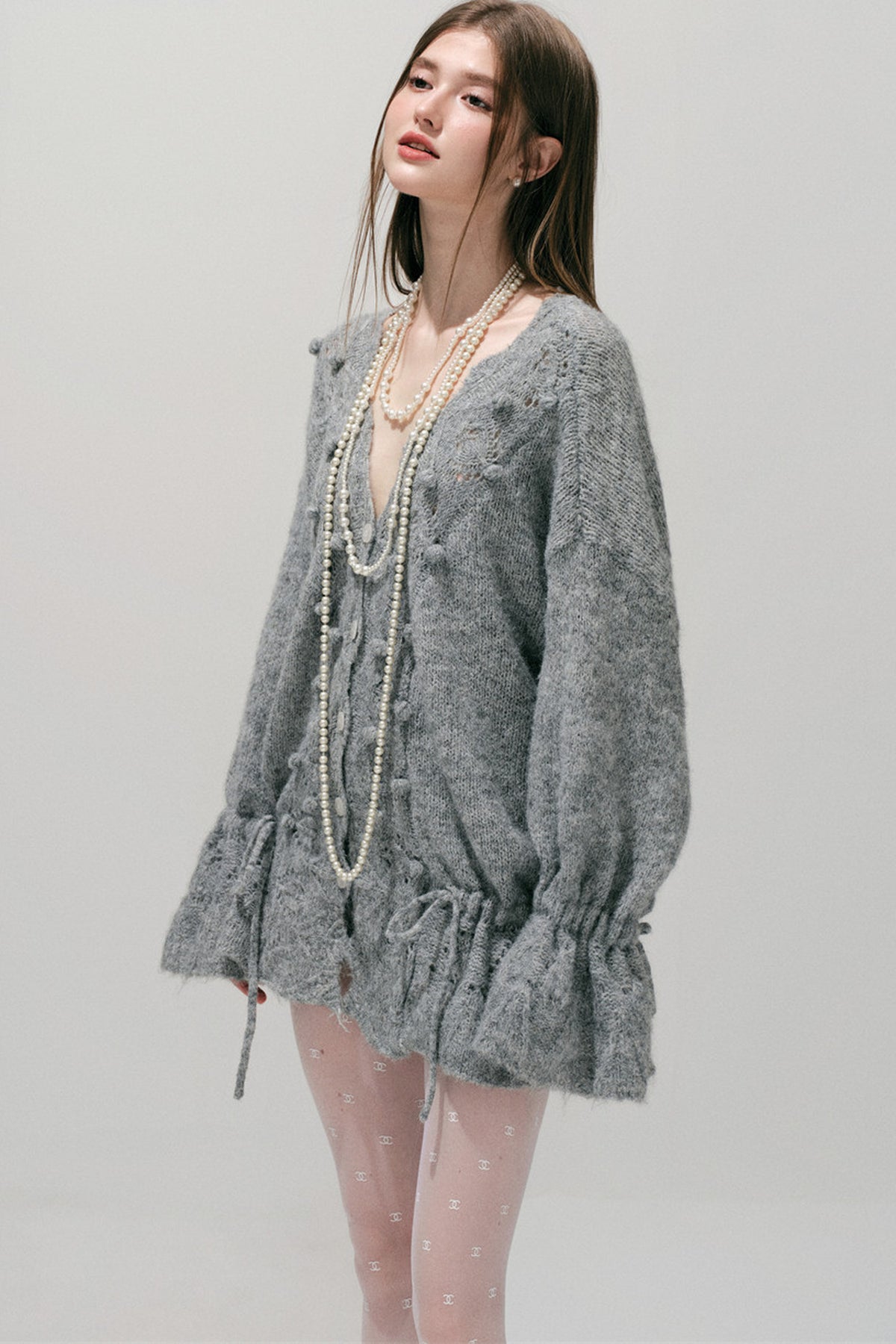 Loose Crochet Knit Shorts