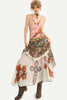 Completo top floreale + gonna