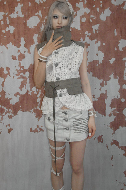 Medieval Forest Knitted Vest