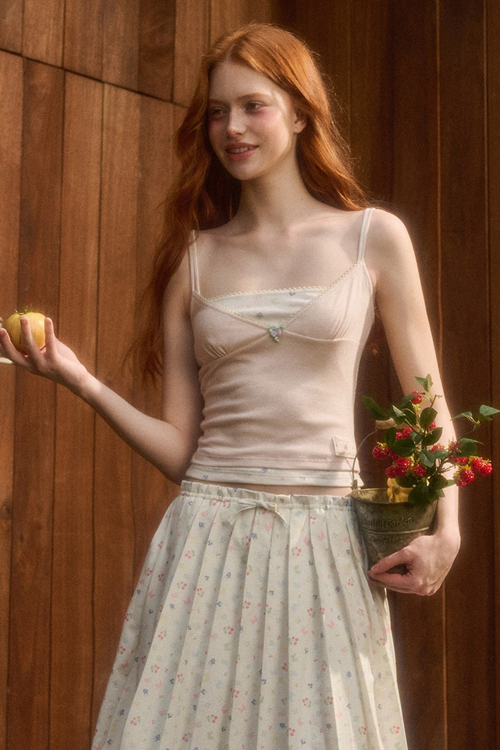 Soft and Comfortable Fruit Print Camisole
