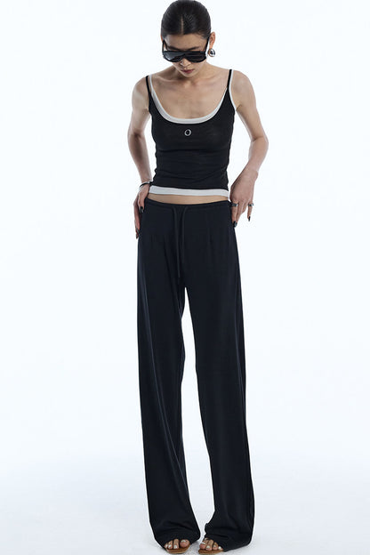 Loose Straight Casual Floor-Length Pants