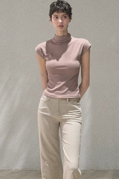 Lyocell Draped Flared Pants