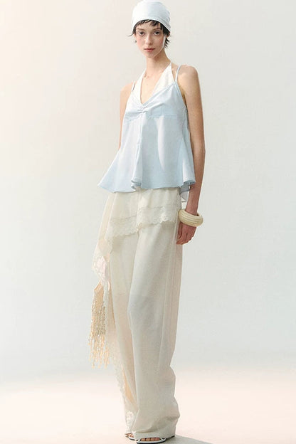 Color-Block Faux Layered Camisole Top