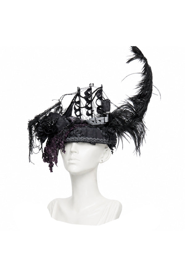 Gothic Dark Style Sailing Hat