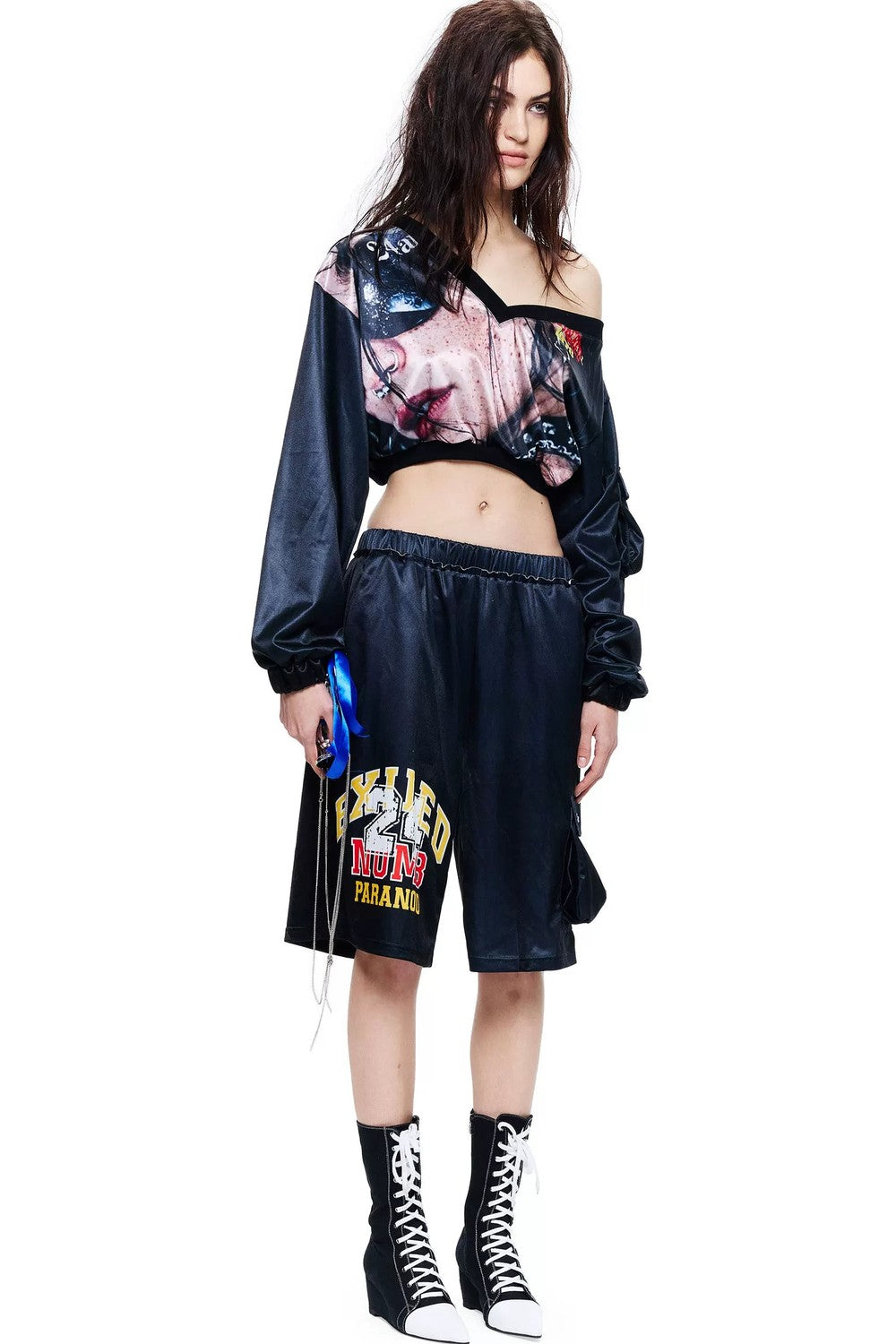 Reversible Punk Sporty Suit Set-Up