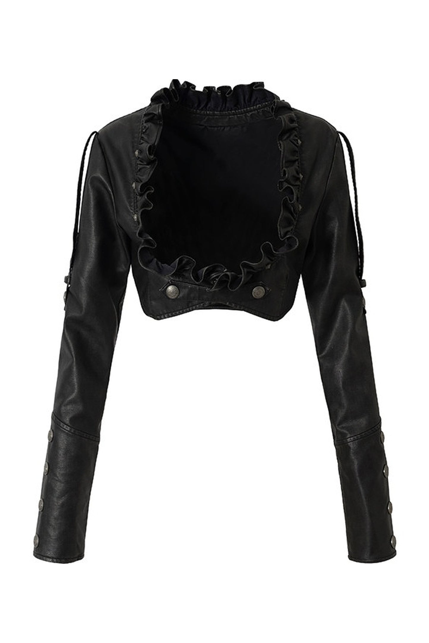 Baroque Punk Leather Jacket
