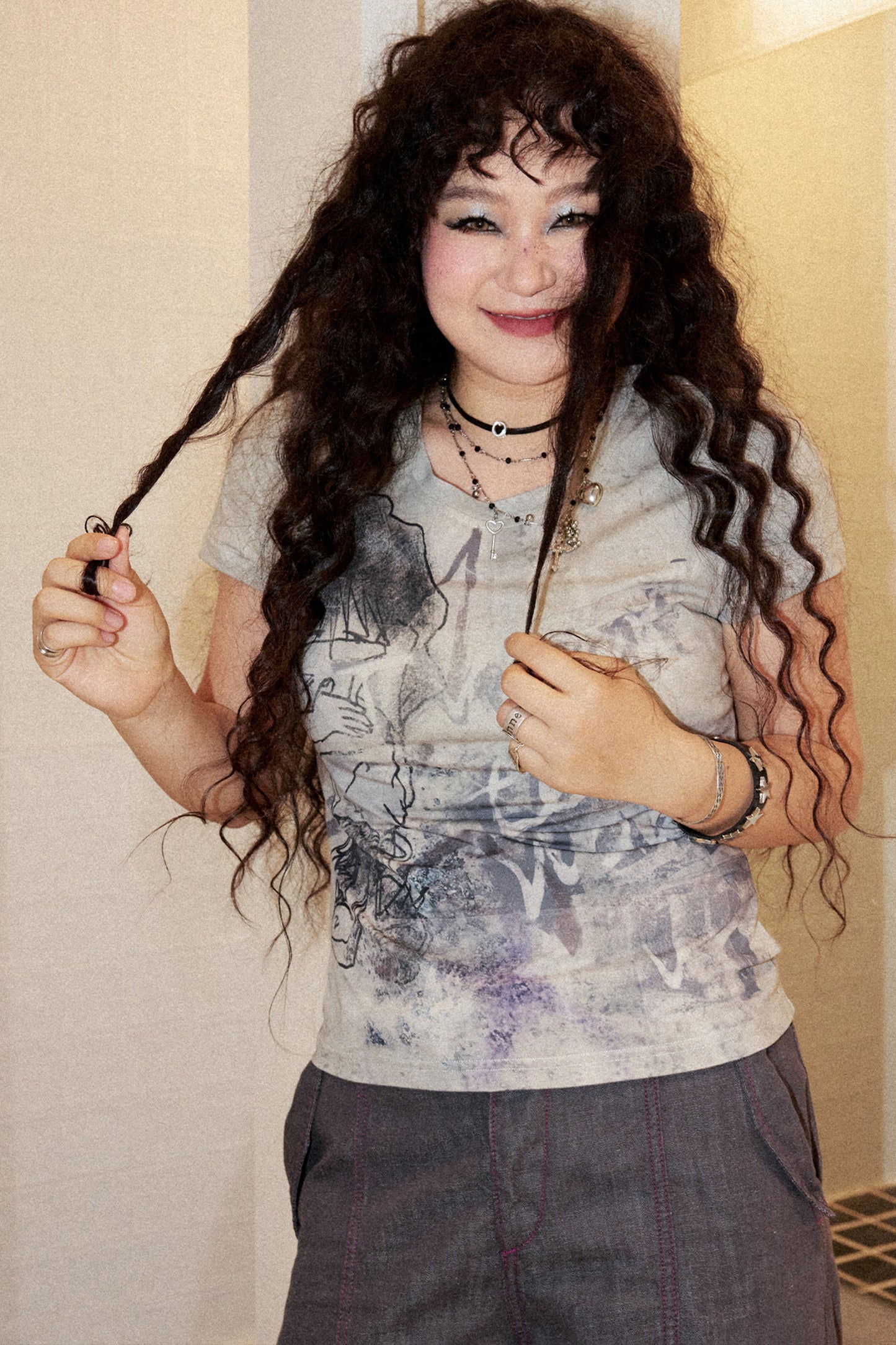 Sleepy Cropped T-Shirt