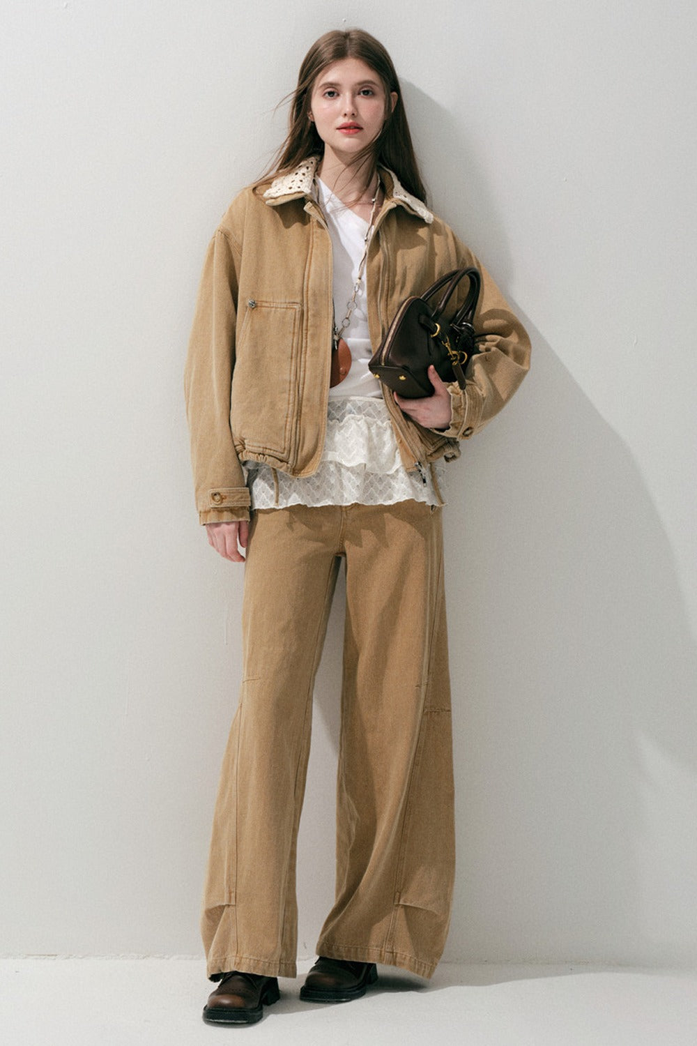 Detachable Hood Parka Jacket