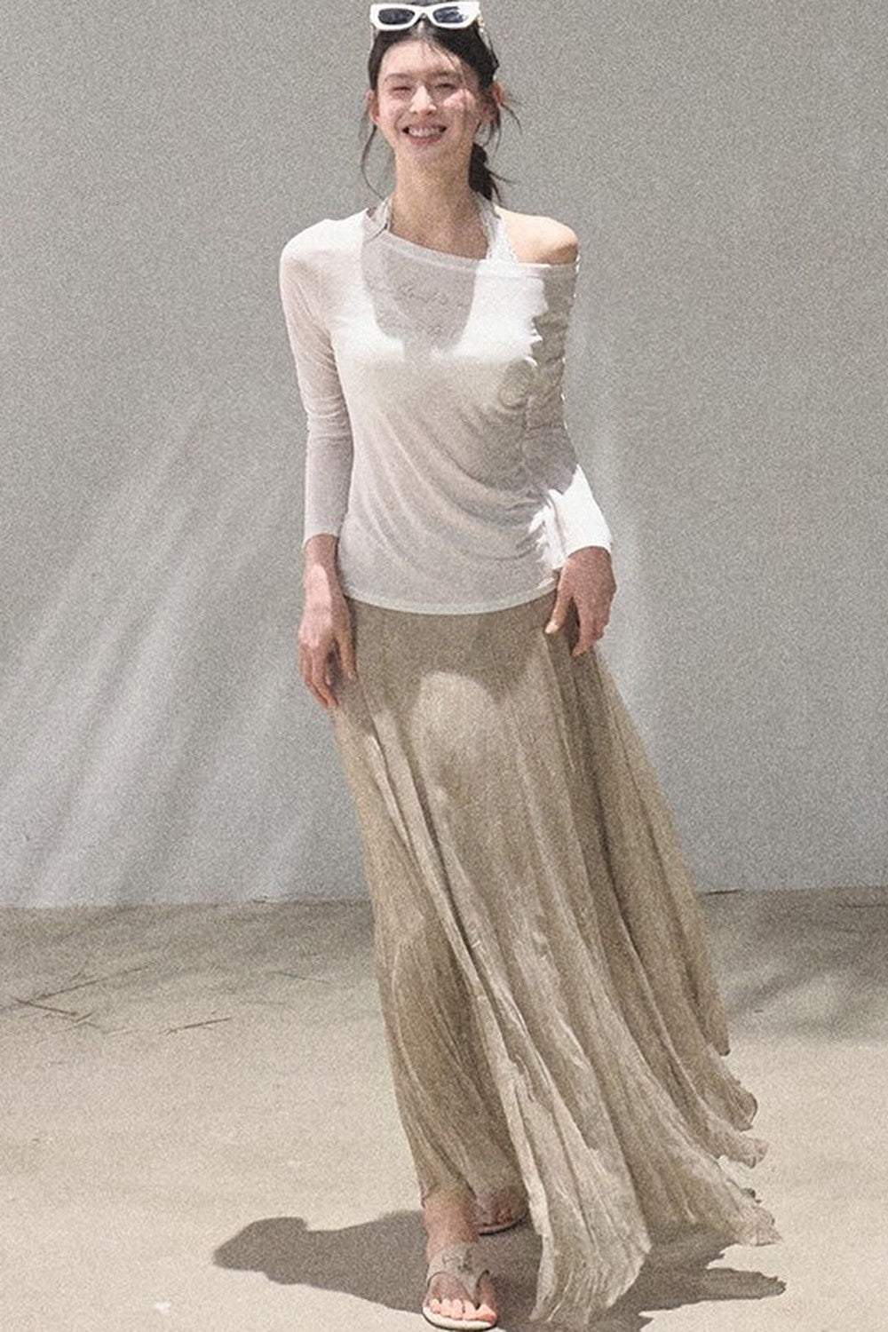 Bohemian Paisley Draped Skirt