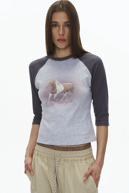 Year of the Horse Waffle T-Shirt
